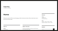 Desktop Screenshot of cope.org