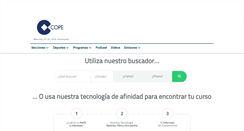 Desktop Screenshot of cursos.cope.es