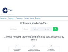 Tablet Screenshot of cursos.cope.es